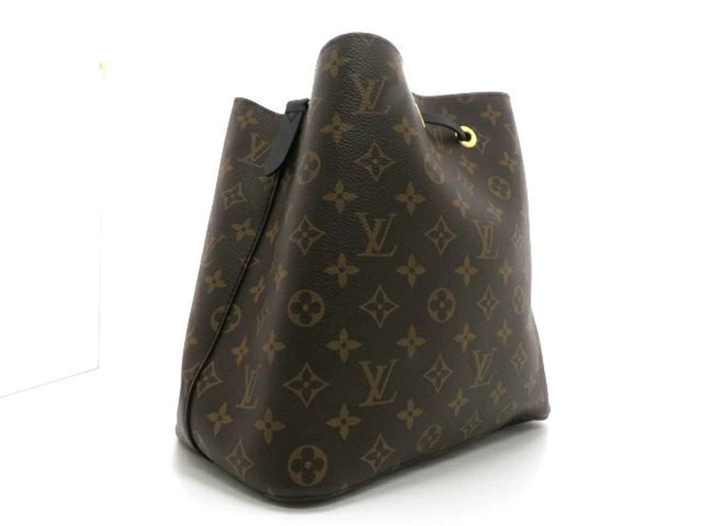 Louis Vuitton Bag Noe Shoulder Neo Monogram Drawstring Brown